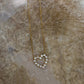 Diamond Heart Necklace | CHANSUTTPEARLS