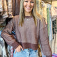 Talia Two Toned Striped Sweater