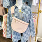 Westlyn Woven Bum Bag - Checkered Blush