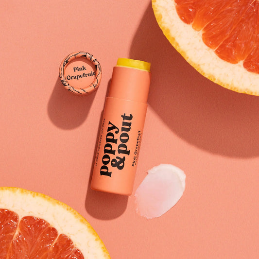 Pink Grapefruit Lip Balm - Poppy & Pout