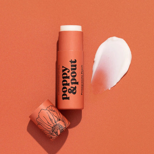 Pomegranate Peach Lip Balm - Poppy & Pout