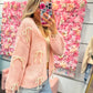 Rosie Ribbon Charm Knit Cardigan - Pink