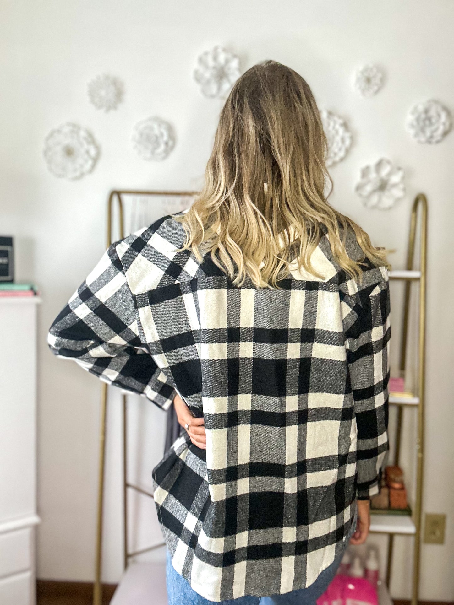 Piper Plaid Button Down Flannel Shacket