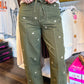 Fallon Floral Embroidered Barrel Pants