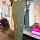 Fallon Floral Embroidered Barrel Pants