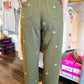 Fallon Floral Embroidered Barrel Pants