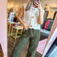 Fallon Floral Embroidered Barrel Pants