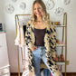 Harper Heavyweight Animal Print Cardigan