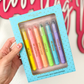 Motivational Wax Highlighter Set - 6 Piece