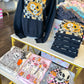 Floral Checkered Pumpkin Crewneck