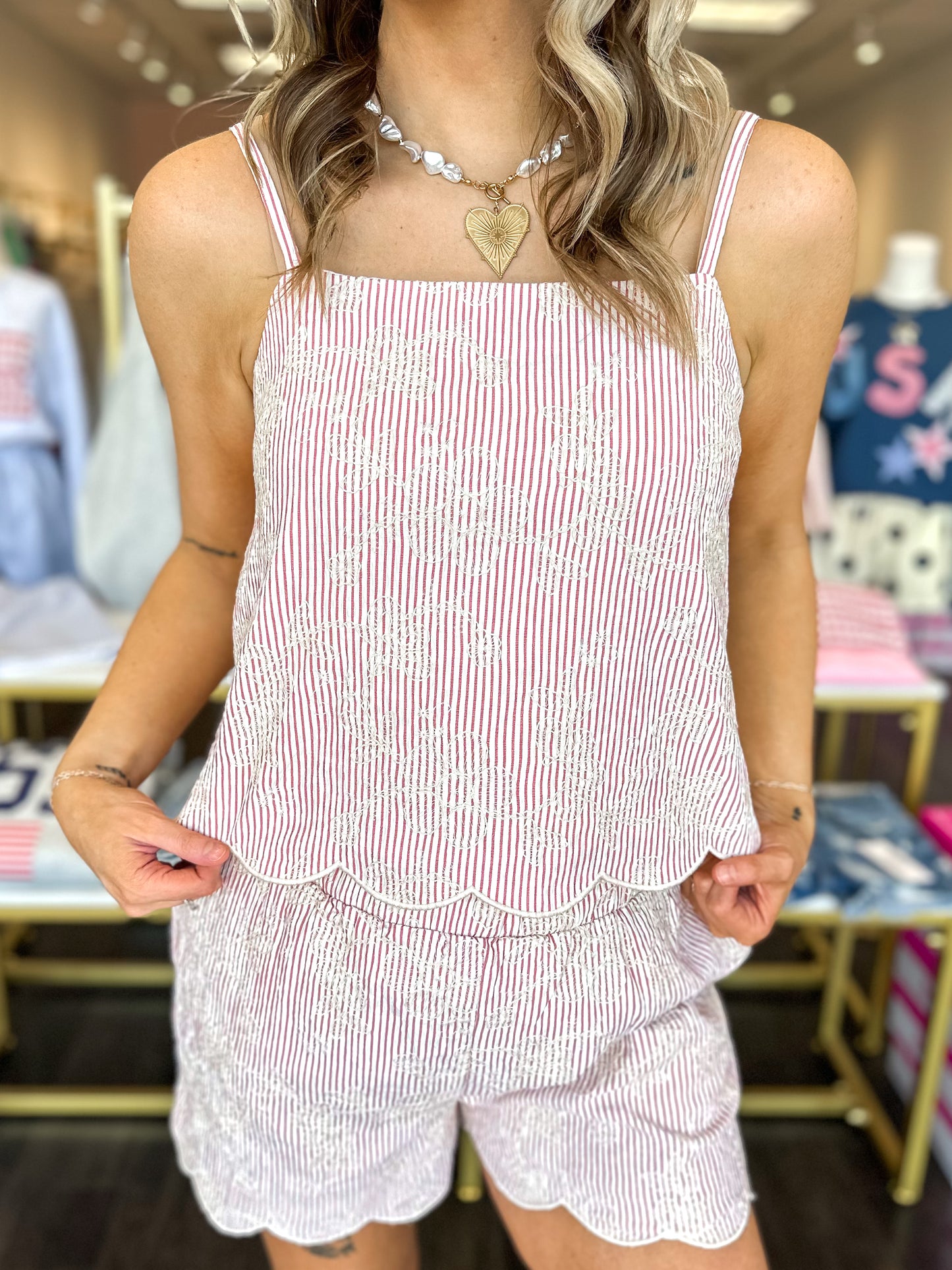 Summer Sweetheart Scallop Tank
