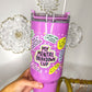 My Mental Breakdown Cup - 40 Oz. Purple Shimmer Tumbler