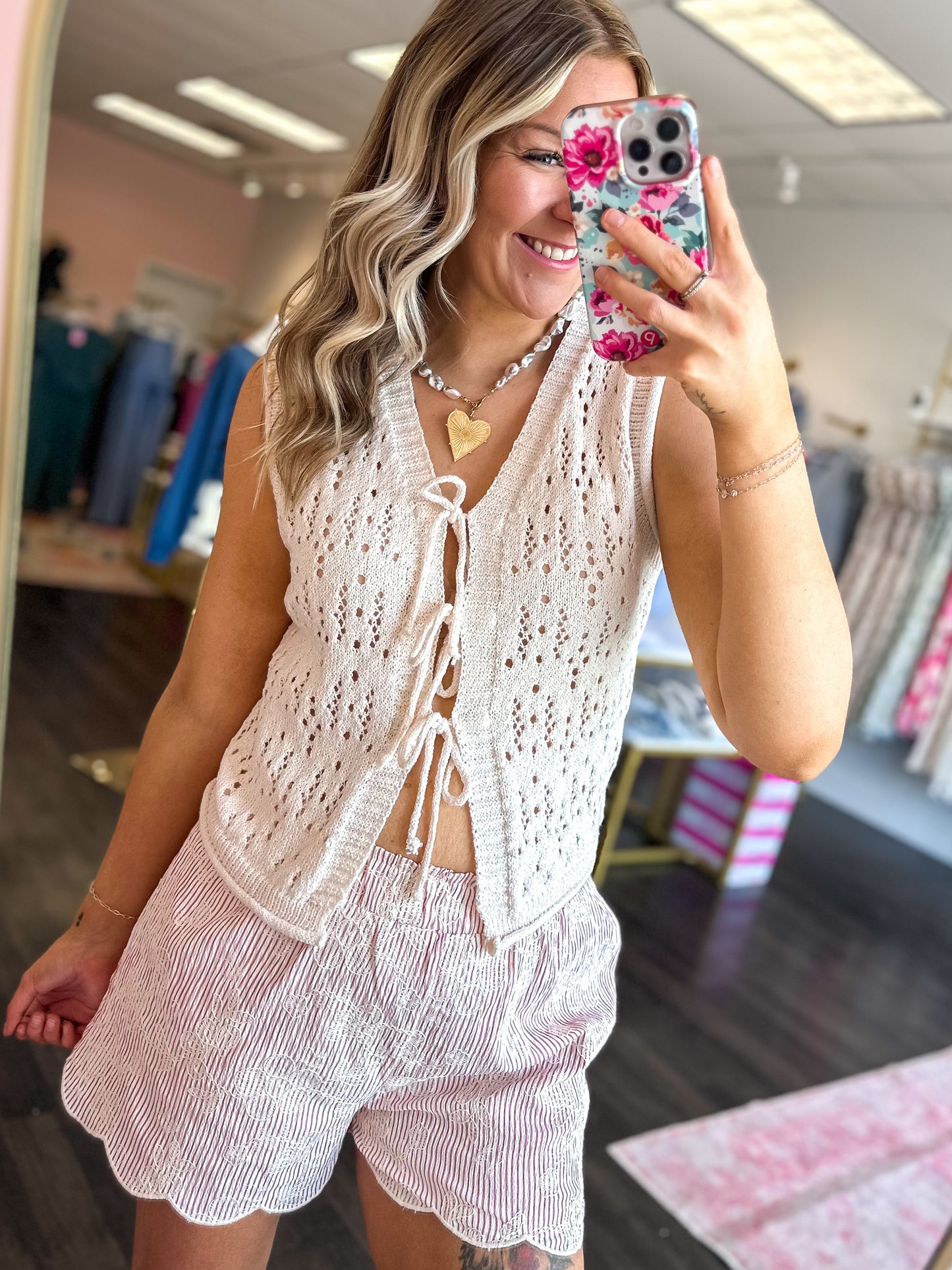 Coastal Charm Sweater Vest