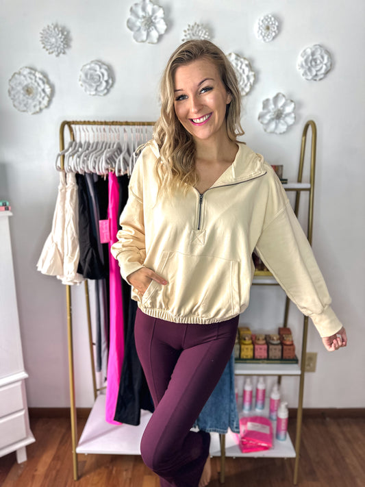 Evie Essential Pullover - Cream