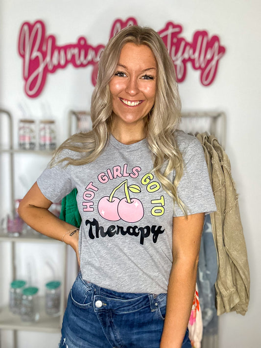 Hot Girls Go To Therapy Graphic Tee