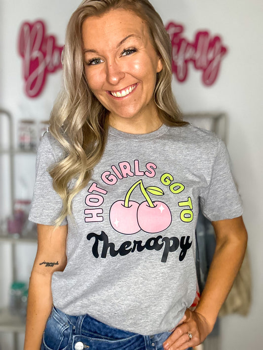 Hot Girls Go To Therapy Graphic Tee