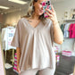 Back To The Basics Biker Short Set - Plum Pink