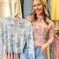 Poppy Patchwork Mesh Top