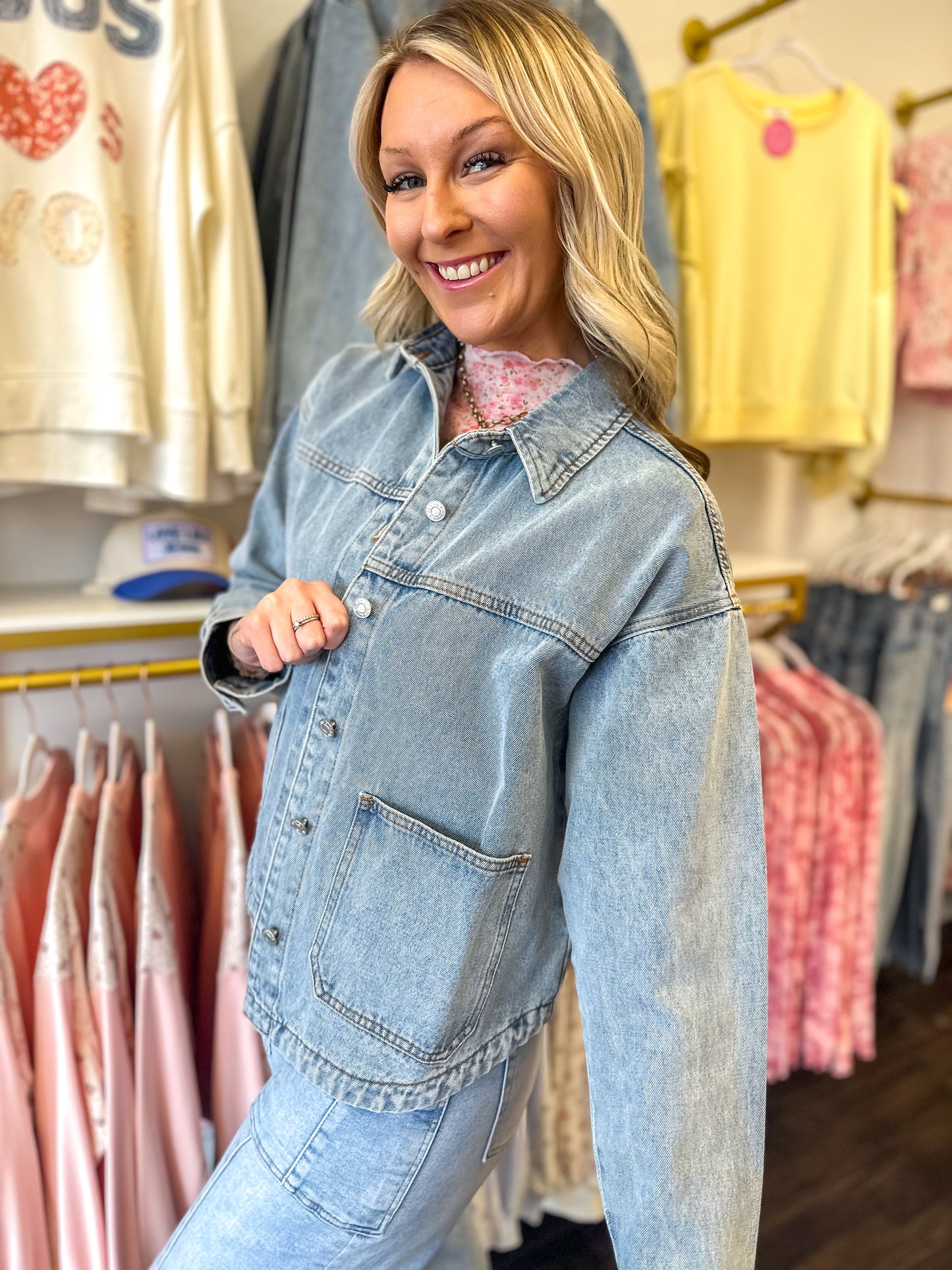 The Sunday Stroll Denim Jacket