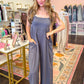 Willow Wide Leg Jumpsuit - Charcoal