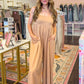 Willow Wide Leg Jumpsuit - Latte