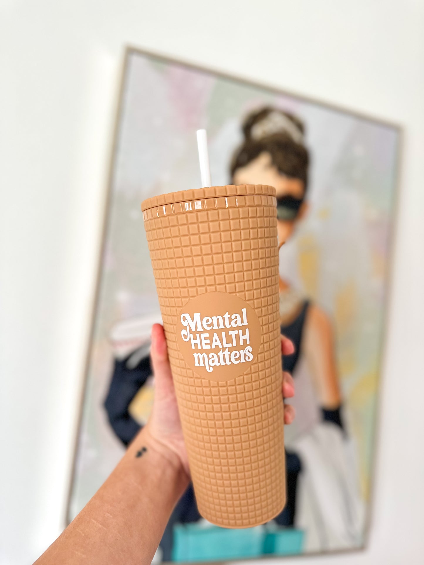 Mental Health Matters Smooth Textured Tumbler