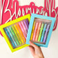 Motivational Wax Highlighter Set - 6 Piece