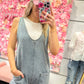 One & Done Denim Jumpsuit