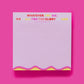 Bible Verse Sticky Notes Pad