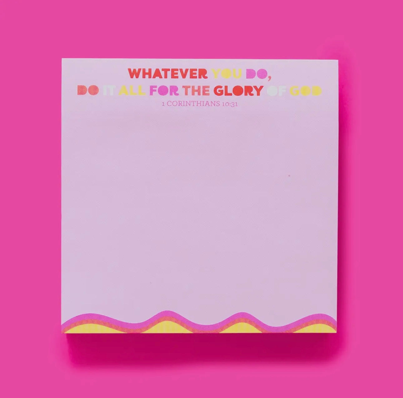 Bible Verse Sticky Notes Pad