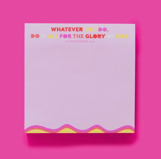 Bible Verse Sticky Notes Pad