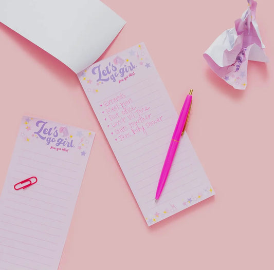 Let's Go Girl - List Pad