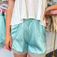 Mint Meadow Lace Shorts