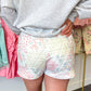 Petal Patchwork Shorts - Pastel Combo