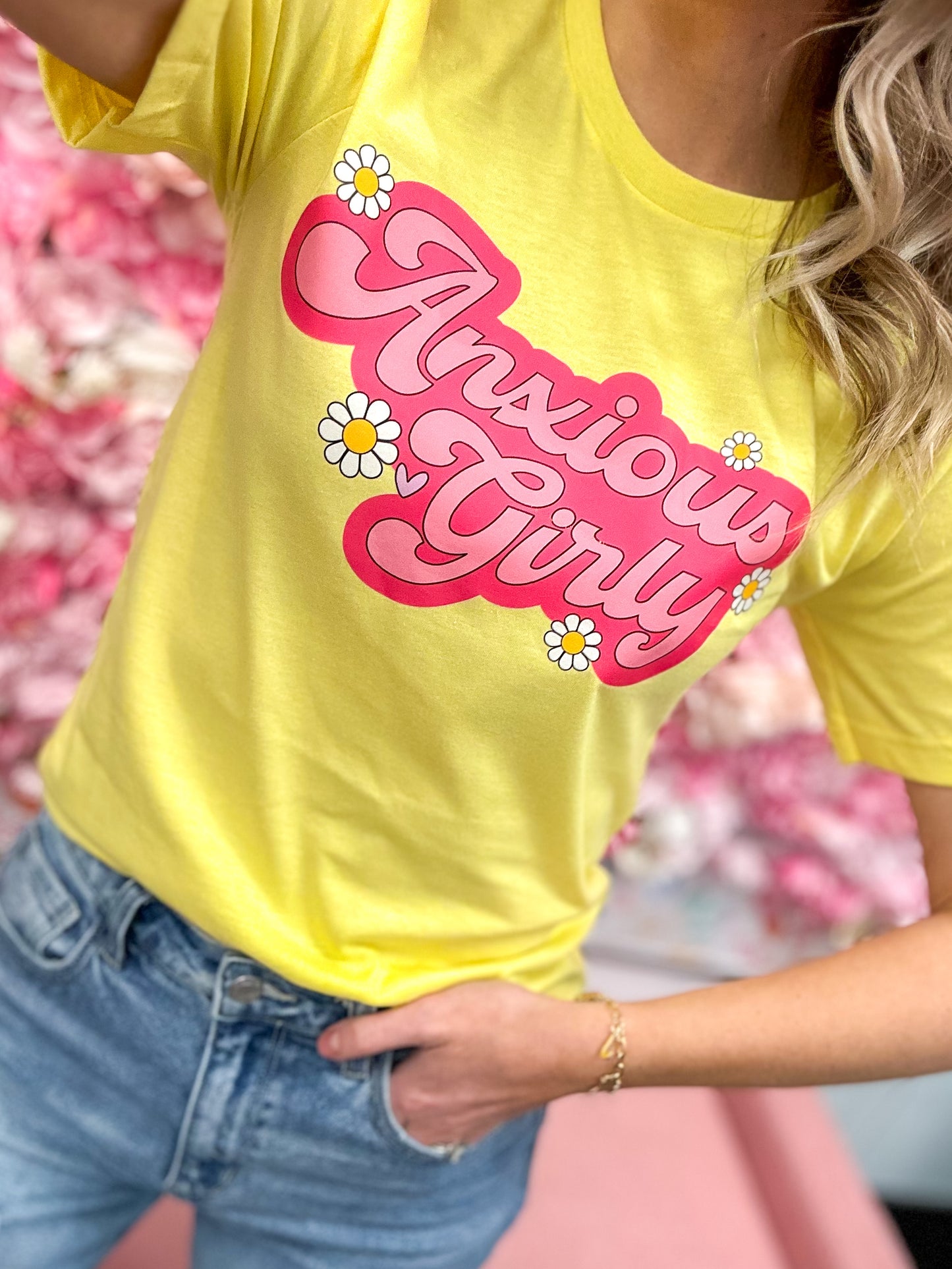 Anxious Girly Graphic Tee