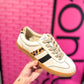 PREORDER ETA 12/15 - CORKY'S: Heads Up White Leopard Combo Sneaker