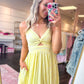 Everly Eyelet Dress - Yellow