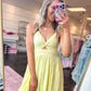Everly Eyelet Dress - Yellow