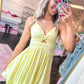 Everly Eyelet Dress - Yellow