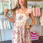 Blush Blossom Midi Dress