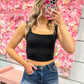Hallie High Rise Distressed RISEN Shorts - Dark