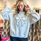 Bow Christmas Lights Holiday Sweatshirt