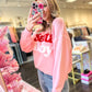 Santa Baby Pink Knit Sweater