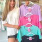 Rory Ribbed Knit Boyfriend Top - Mint