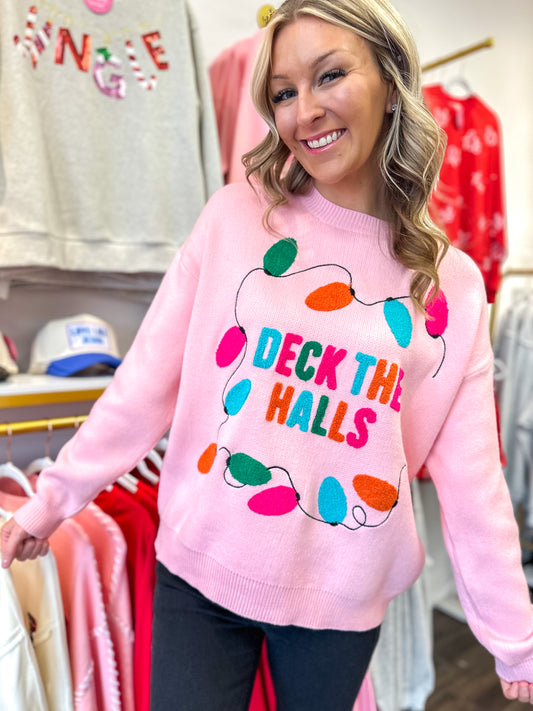 Deck The Halls Holiday Knit Sweater