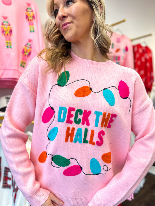 Deck The Halls Holiday Knit Sweater