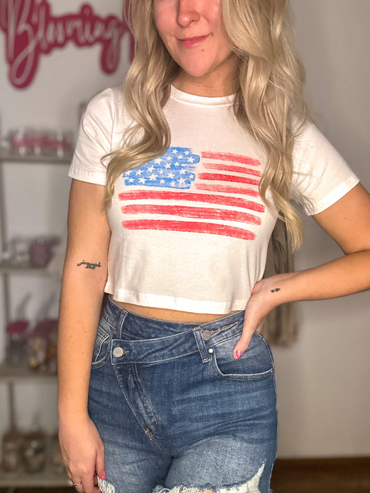 Americana Graphic Baby Tee