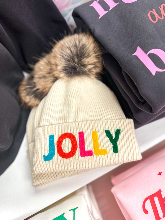 Jolly Knit Pom Hat