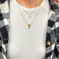 Faithfully Layered Cross Necklace