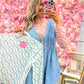 Blooming Long Sleeve Mesh Top